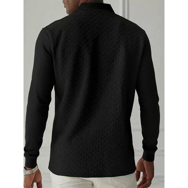 Long-Sleeve Polo