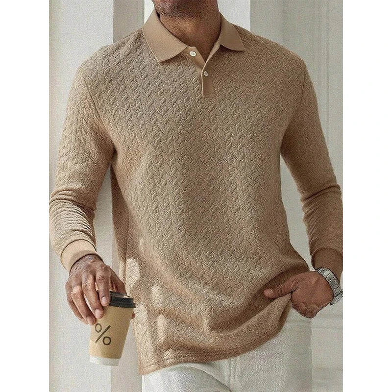 Long-Sleeve Polo