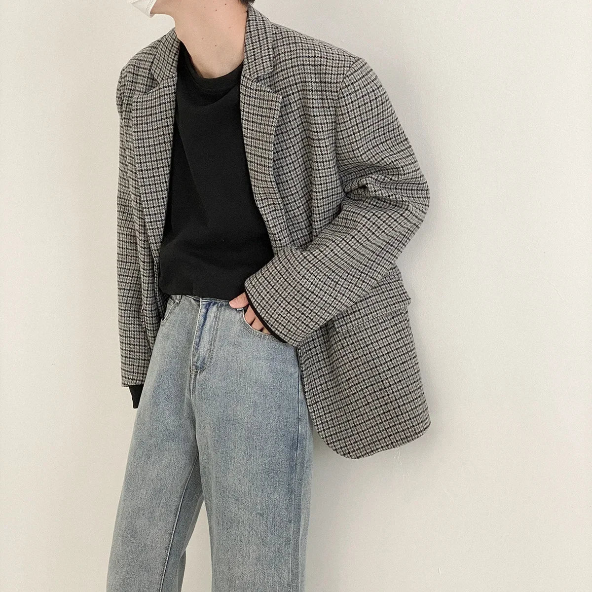 Vintage Houndstooth Blazer