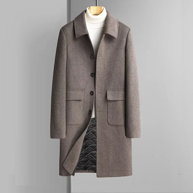 Elegant Wool Overcoat