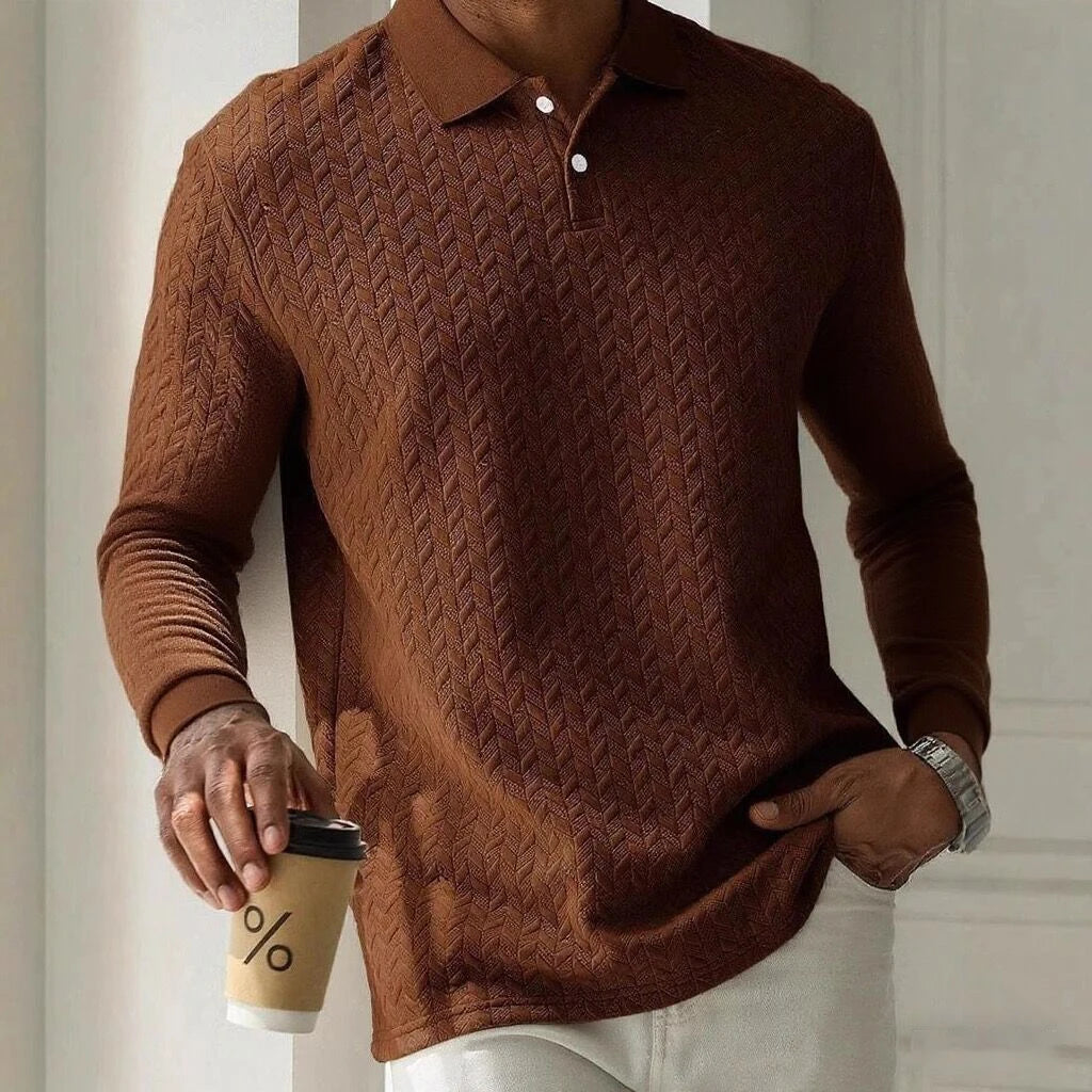 Long-Sleeve Polo