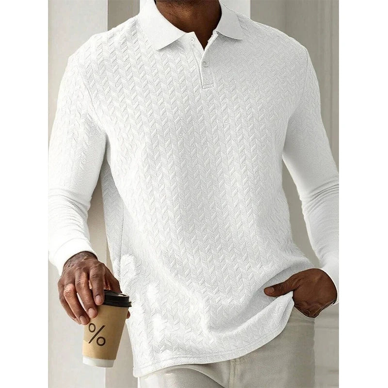Long-Sleeve Polo