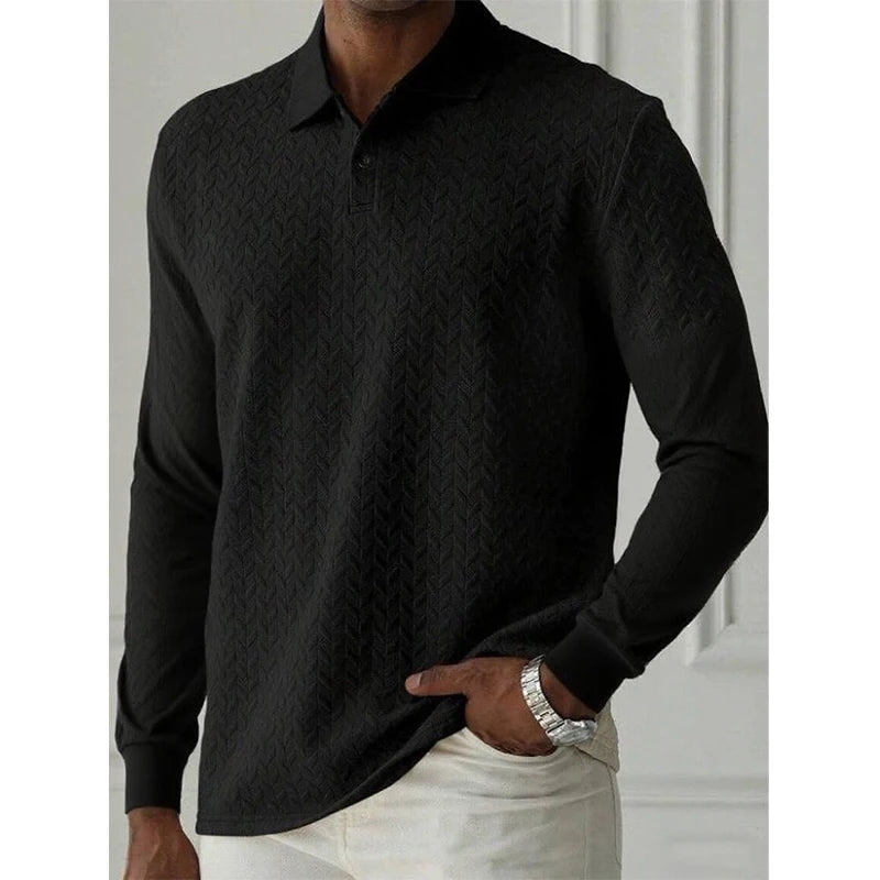 Long-Sleeve Polo