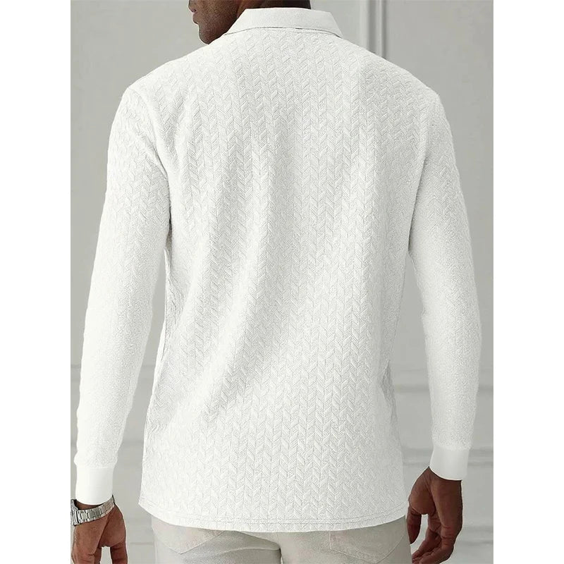 Long-Sleeve Polo