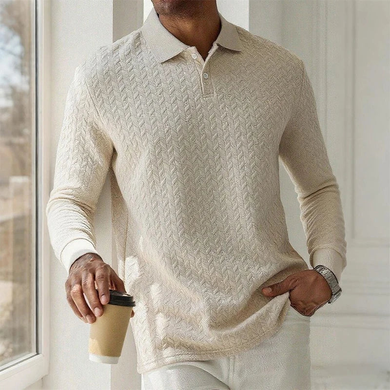 Long-Sleeve Polo