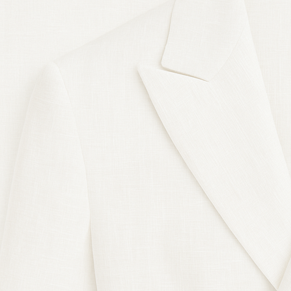 Double-Breasted Linen Blazer