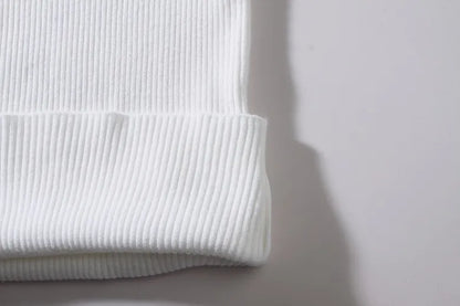 Ribbed Knit Turtleneck Sweater
