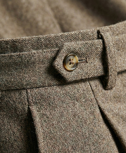 Wool Blend Tailored Trousers